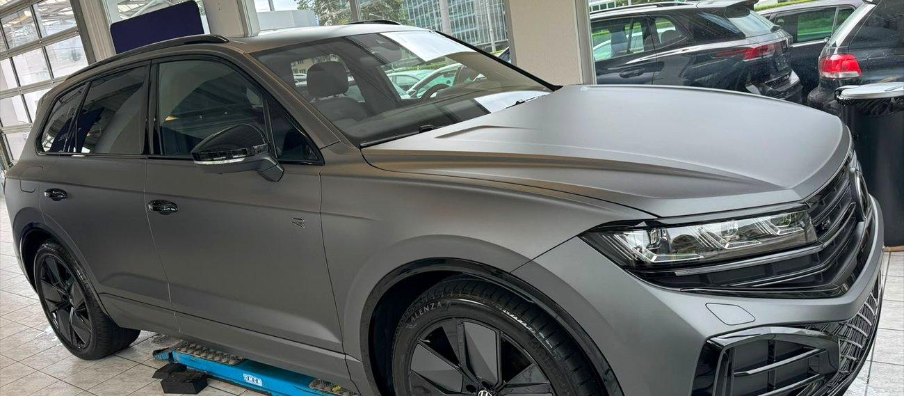 Company vehicle prepared at the client site